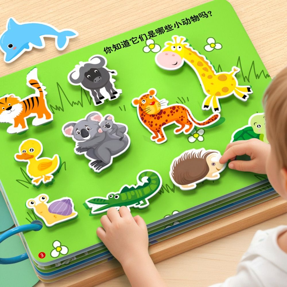 Kids Early Education Books - Libro duradero de 10 páginas para