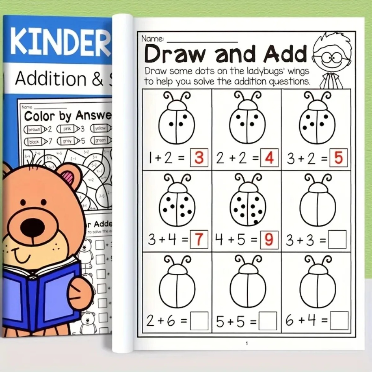 Kids Education Worksheet - Hojas de Trabajo de Suma y