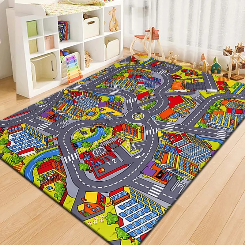 Alfombra de Juego con Mapa de  - Kids Education Room reseña y precio