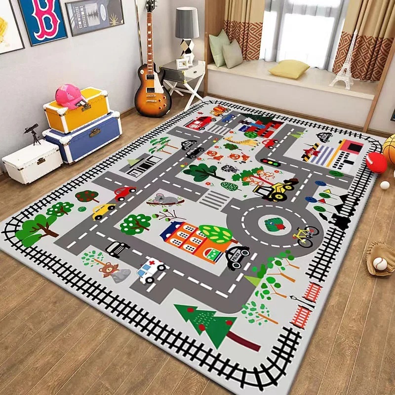 Alfombra de Juego con Mapa de  - Kids Education Room reseña y precio