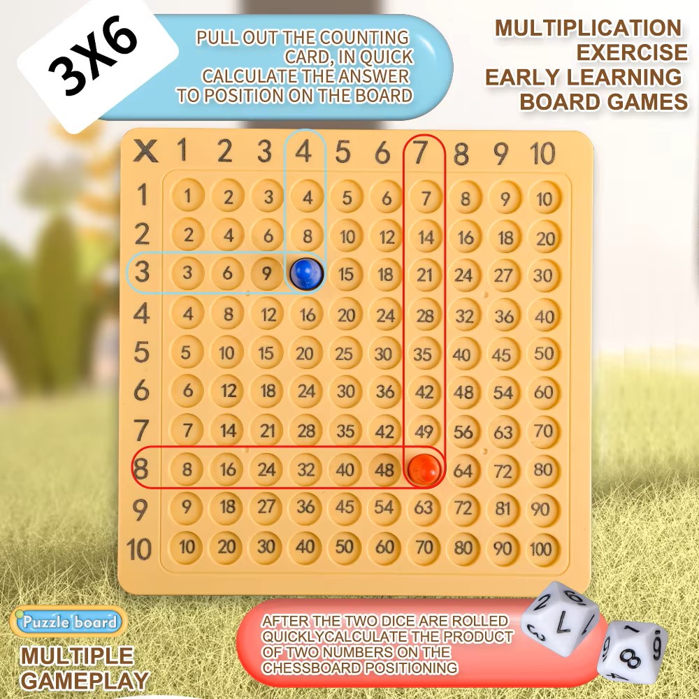 Tablero de multiplicación Mont - Kids Education Table reseña y precio