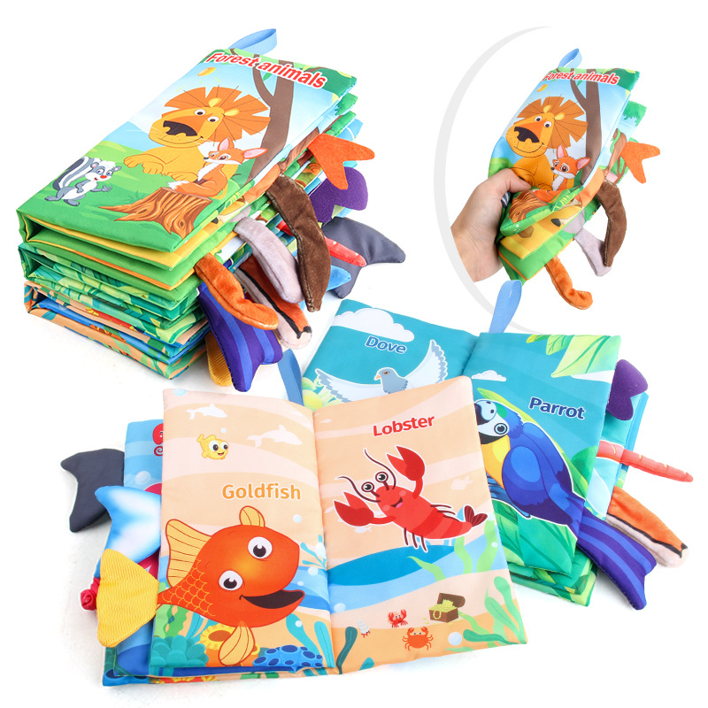 Nuevos libros de tela para beb - Kids Early Education Books reseña y precio