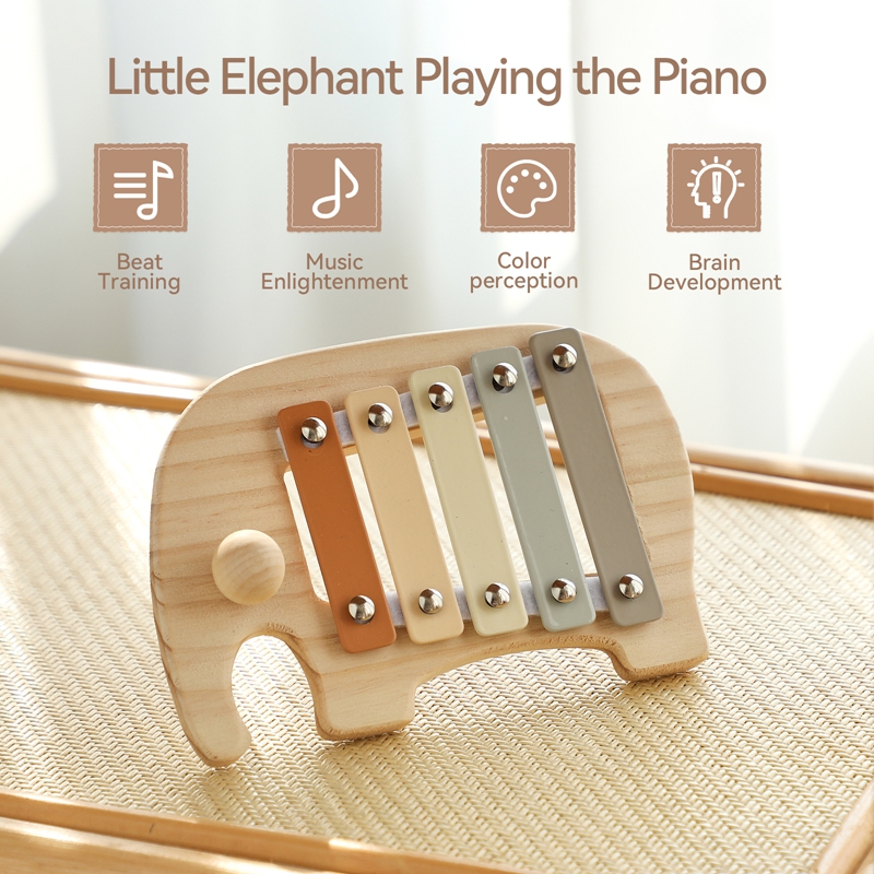 Xilófono Multicolor de madera  - Kids Education Table reseña y precio