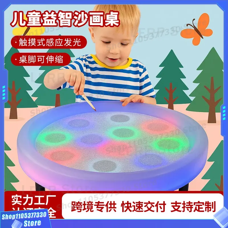 Mesa de pintura de arena lumin - Kids Education Table reseña y precio