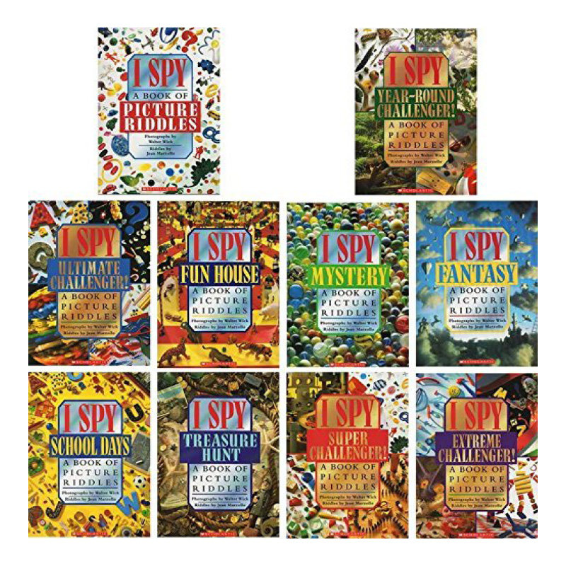Juego de 10 libros I Spy Ultim - Kids Early Education Books reseña y precio