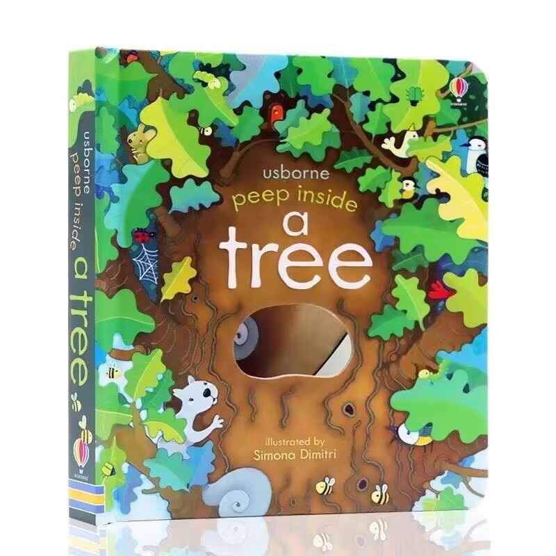 Usborne Peep Inside A Tree, li - Kids Early Education Books reseña y precio
